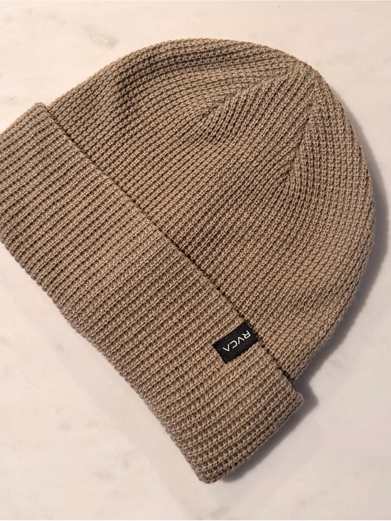 RVCA Other - RVCA Beige Waffle/Cuffed Beanie